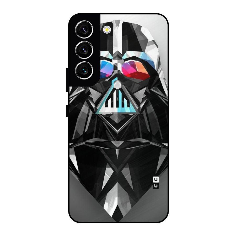 Crystal Robot Metal Back Case for Galaxy S22 5G