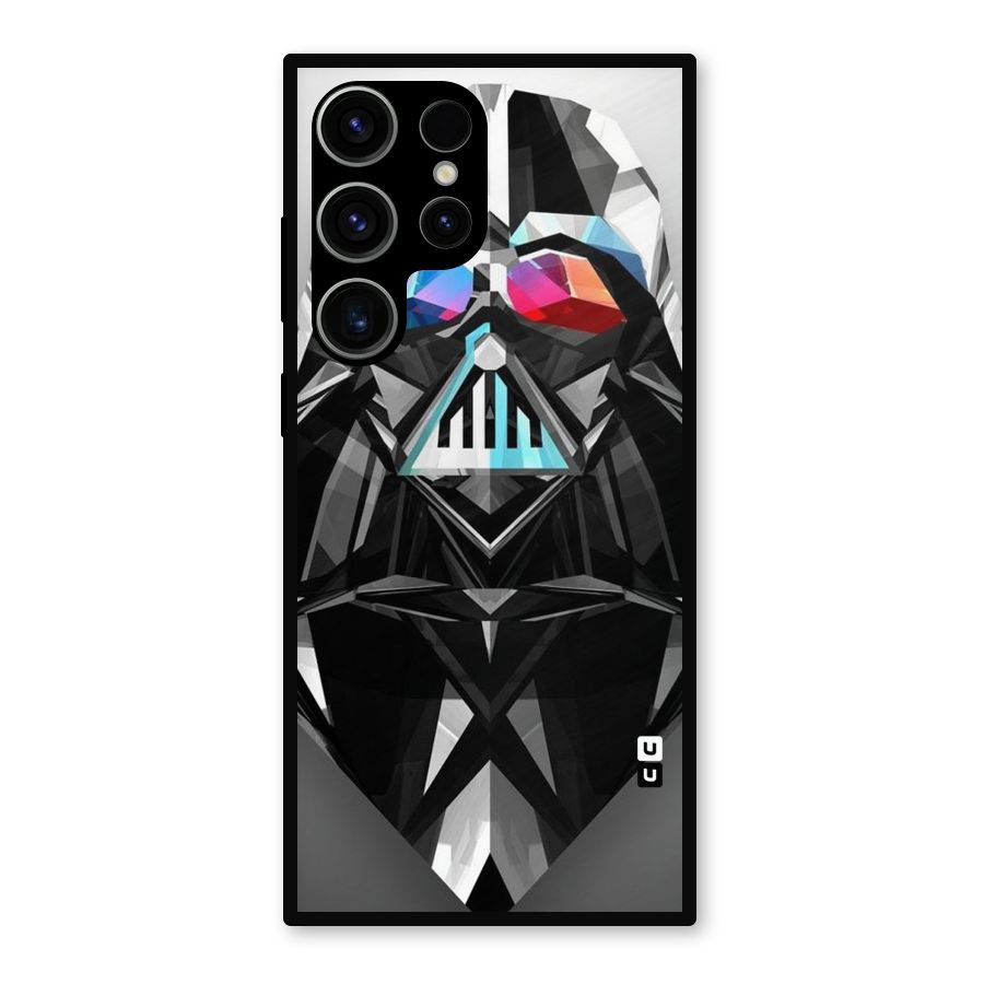 Crystal Robot Metal Back Case for Galaxy S23 Ultra