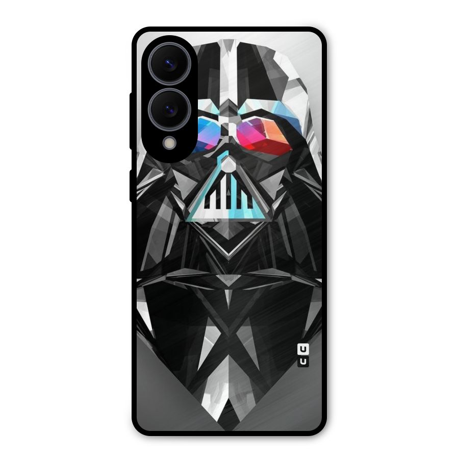 Crystal Robot Metal Back Case for Galaxy S25 Edge