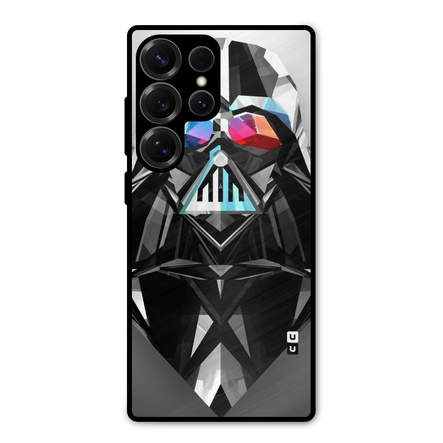 Crystal Robot Metal Back Case for Galaxy S25 Ultra