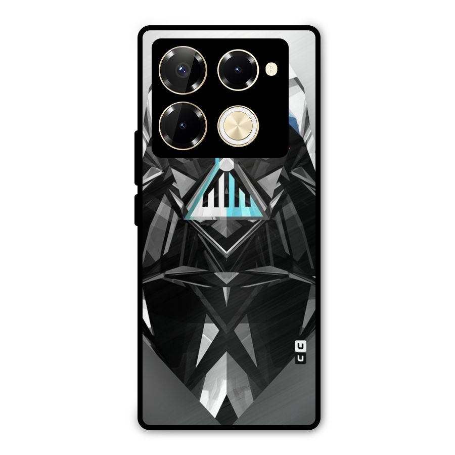 Crystal Robot Metal Back Case for Infinix Note 40 Pro