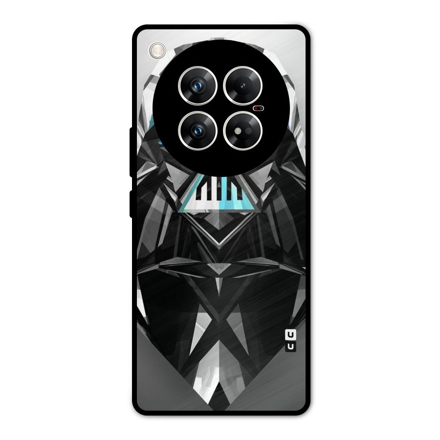 Crystal Robot Metal Back Case for Infinix Zero 40 5G