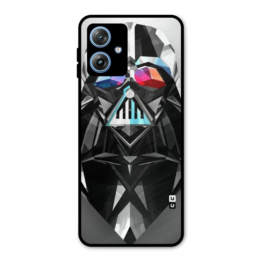 Crystal Robot Metal Back Case for Moto G54