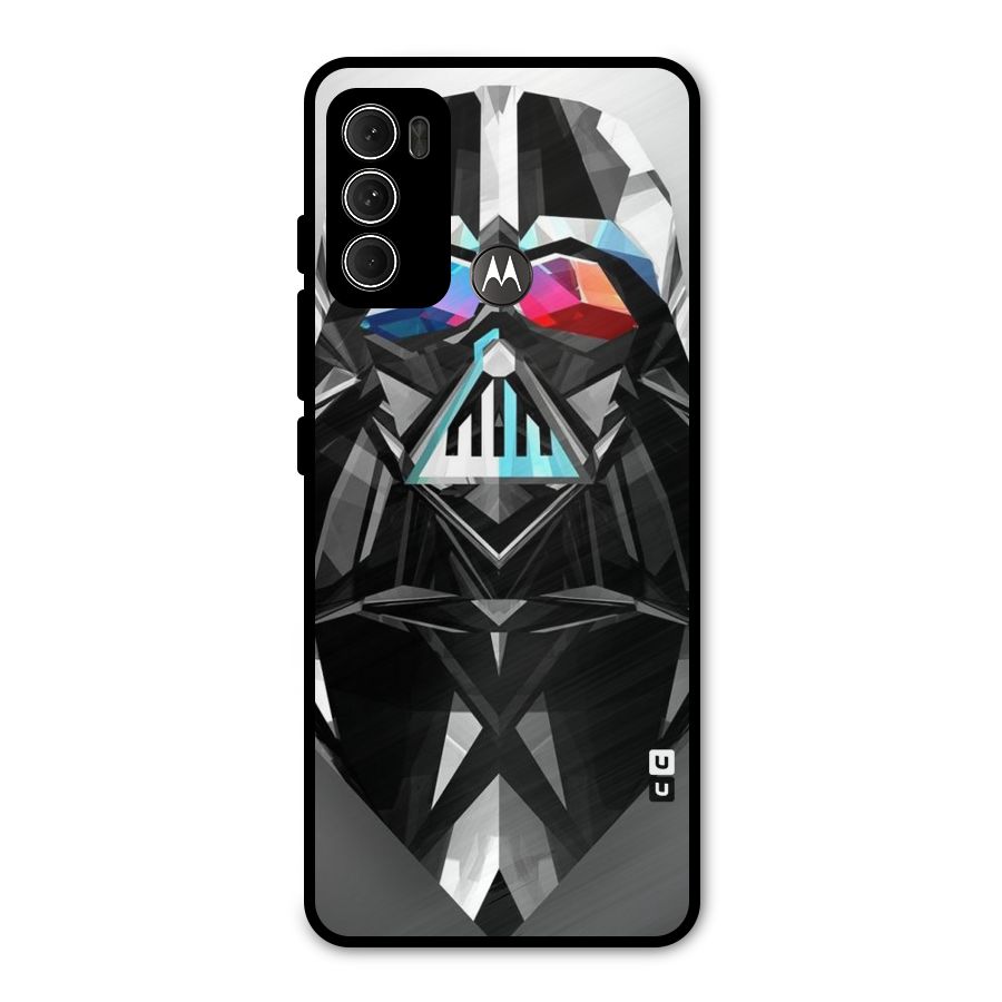Crystal Robot Metal Back Case for Moto G60