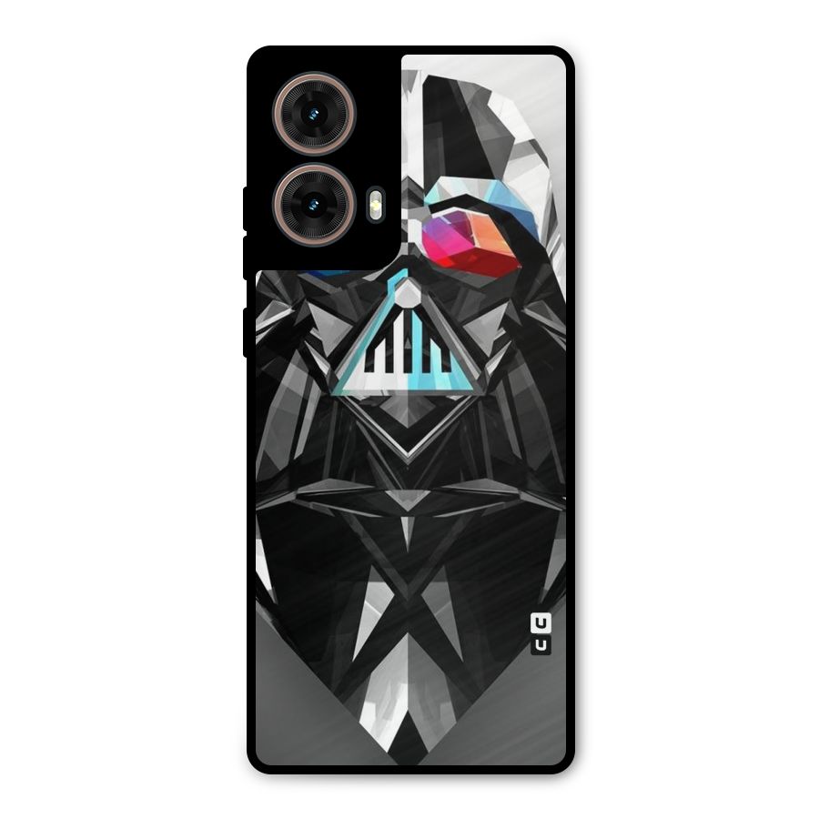 Crystal Robot Metal Back Case for Moto G85