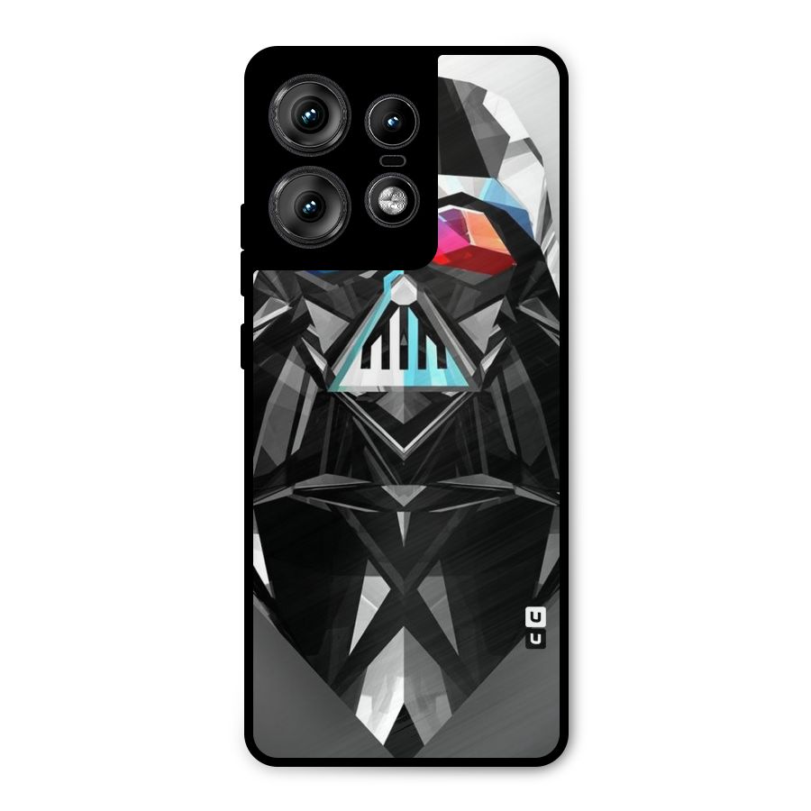 Crystal Robot Metal Back Case for Motorola Edge 50 Pro