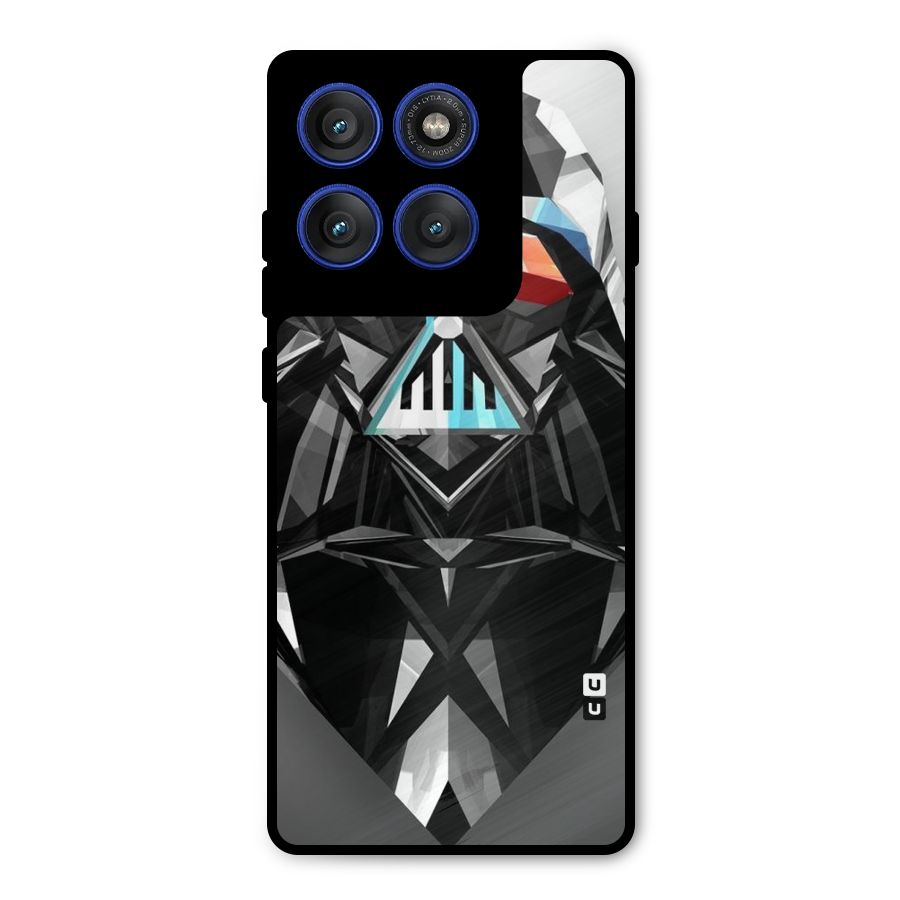 Crystal Robot Metal Back Case for Motorola Edge 60 Pro