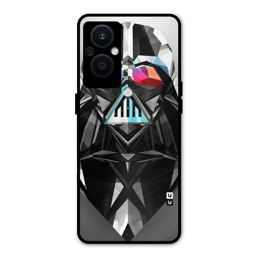 Crystal Robot Metal Back Case for Oppo F21s Pro 5G