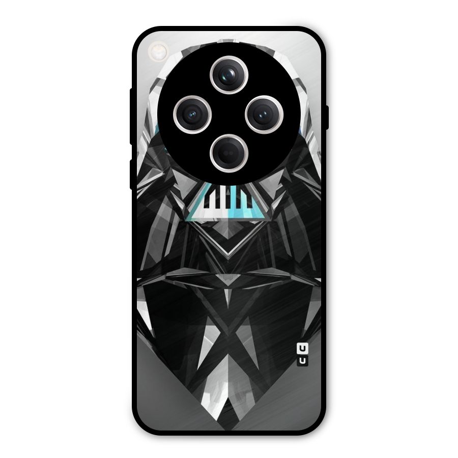 Crystal Robot Metal Back Case for Oppo Find X8