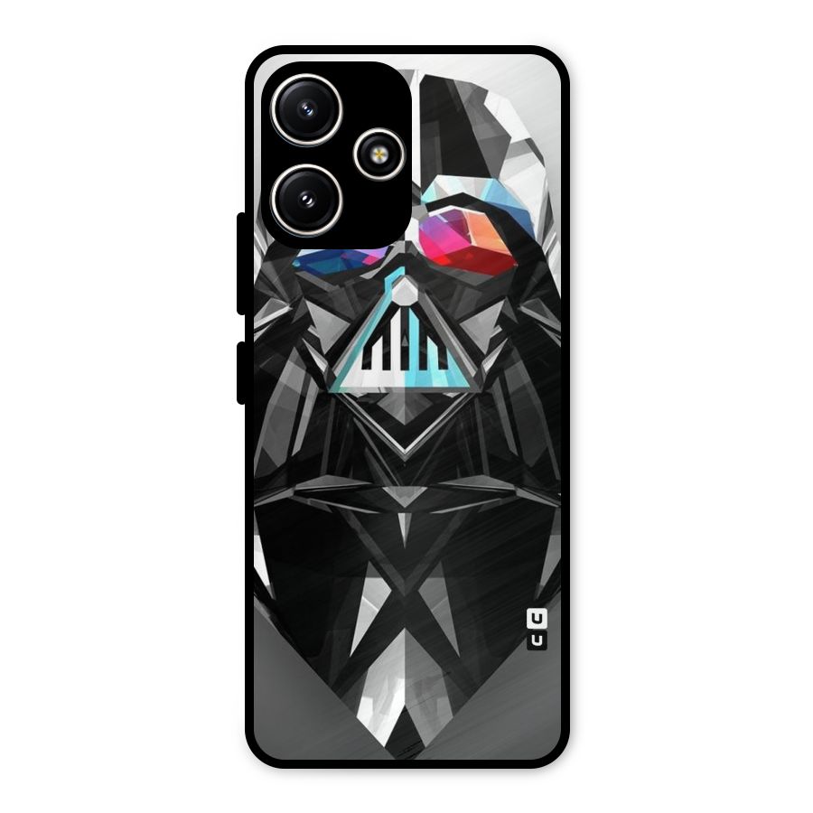 Crystal Robot Metal Back Case for Poco M6 Pro