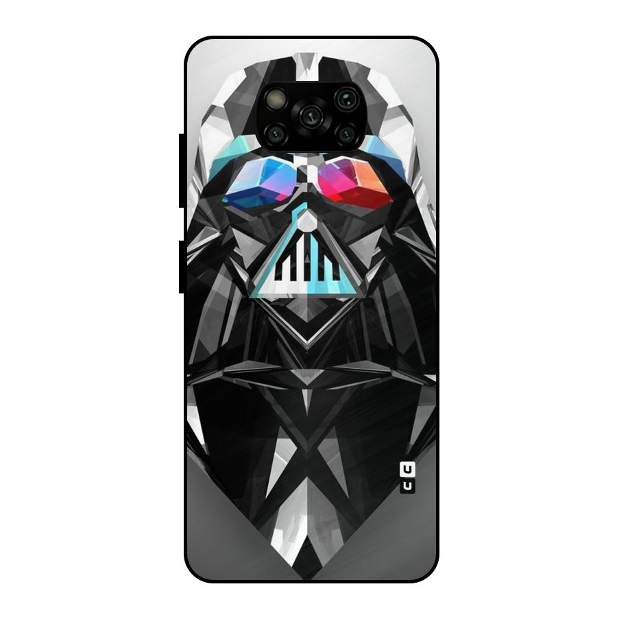 Crystal Robot Metal Back Case for Poco X3