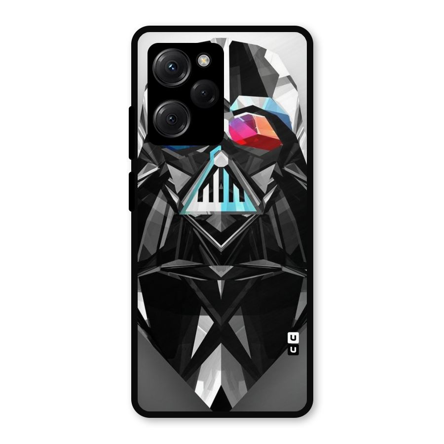 Crystal Robot Metal Back Case for Poco X5 Pro