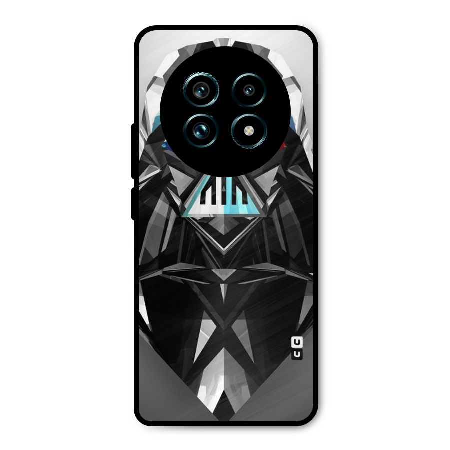 Crystal Robot Metal Back Case for Realme 13 Pro Plus