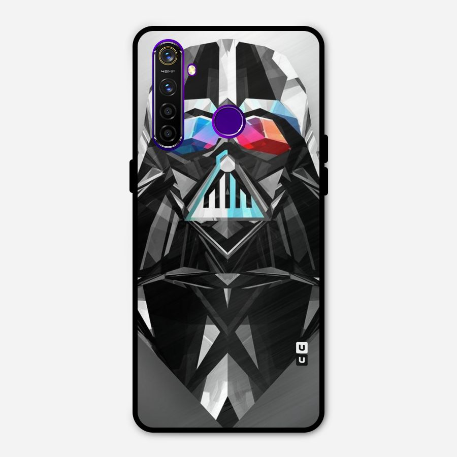 Crystal Robot Metal Back Case for Realme 5 Pro