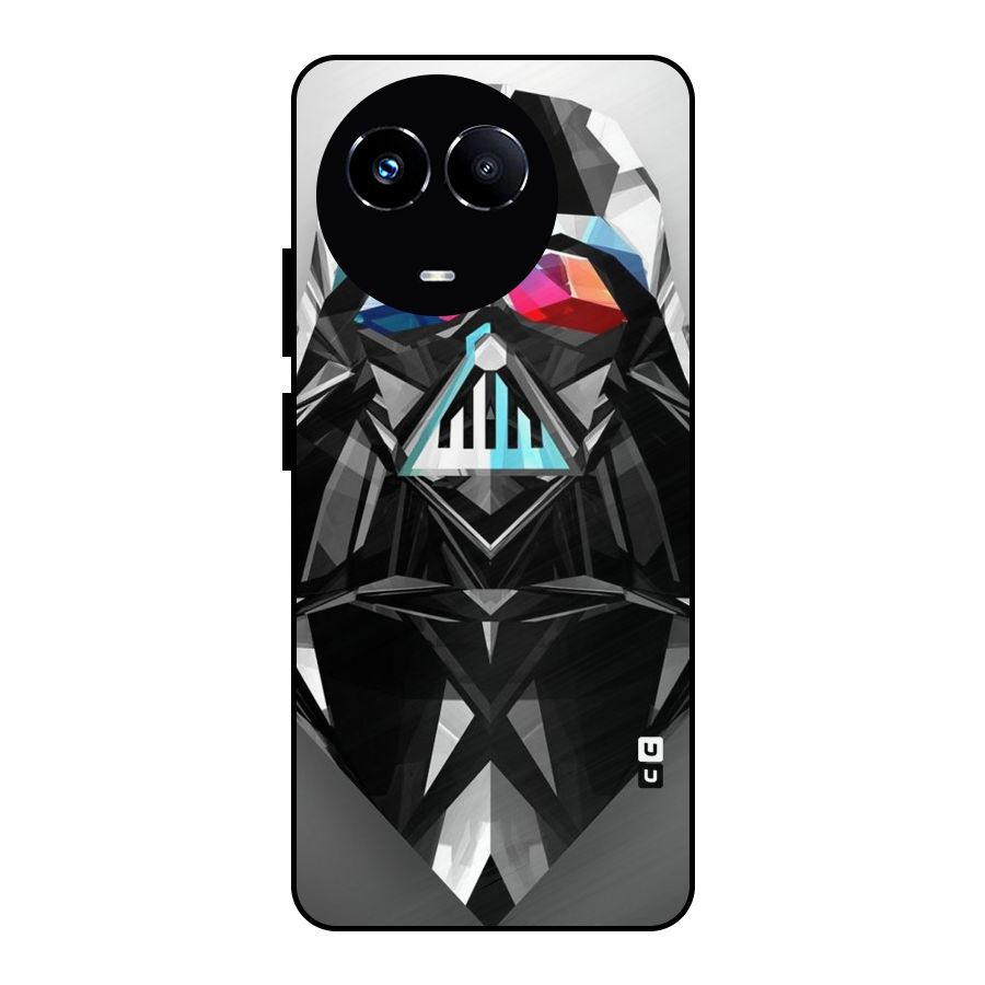 Crystal Robot Metal Back Case for Realme Narzo 60X