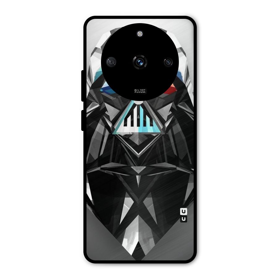 Crystal Robot Metal Back Case for Realme Narzo 60 5G