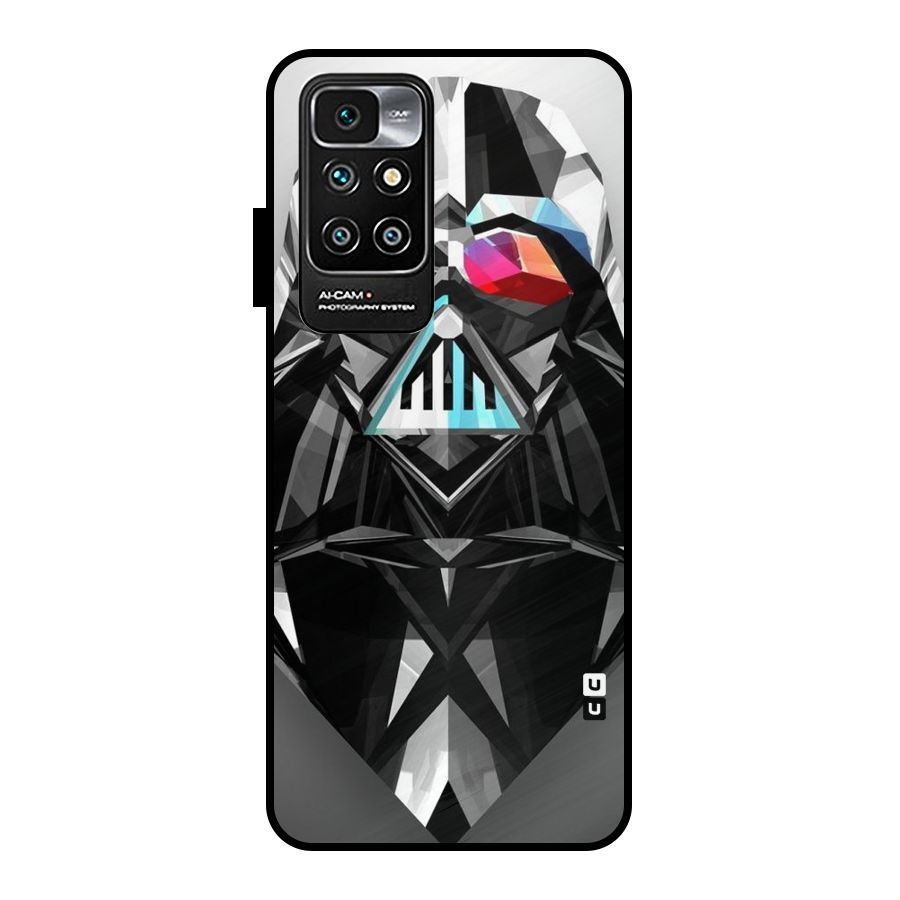 Crystal Robot Metal Back Case for Redmi 10 Prime