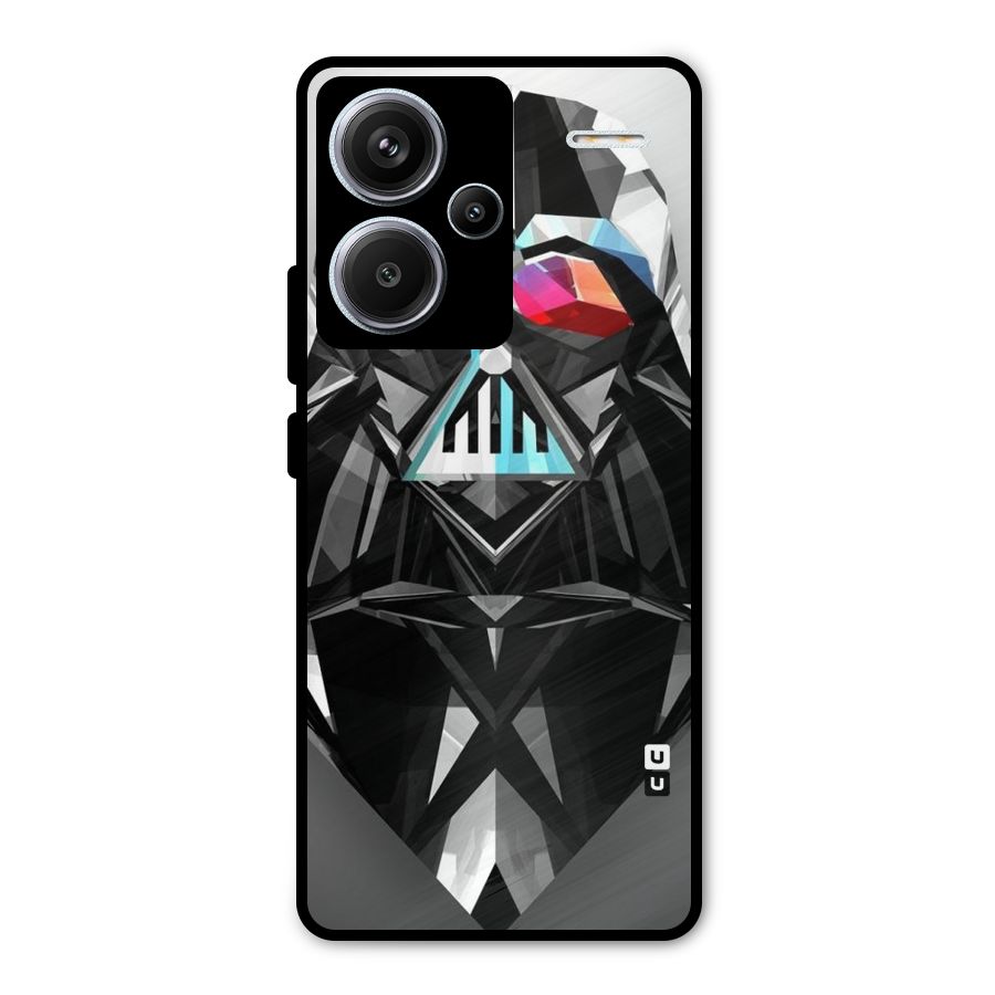 Crystal Robot Metal Back Case for Redmi Note 13 Pro Plus
