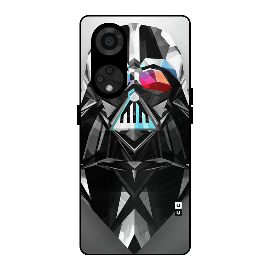 Crystal Robot Metal Back Case for Reno8 T 5G