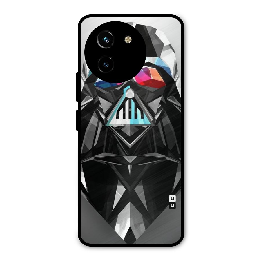 Crystal Robot Metal Back Case for Vivo T3x