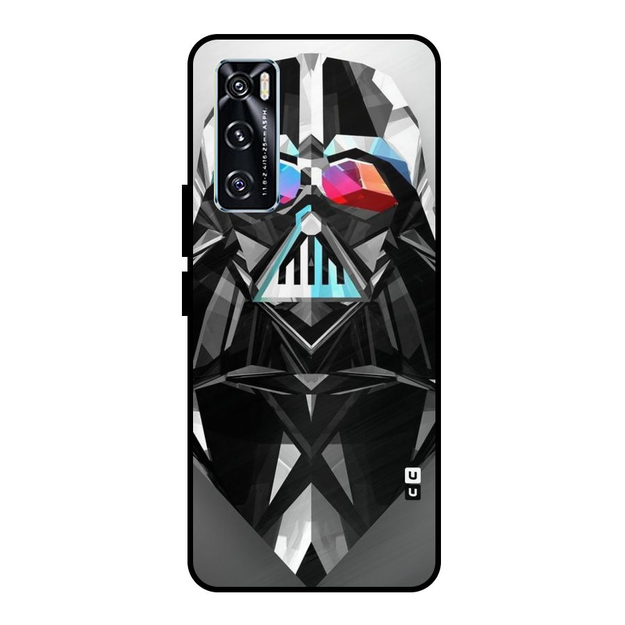 Crystal Robot Metal Back Case for Vivo V20 SE