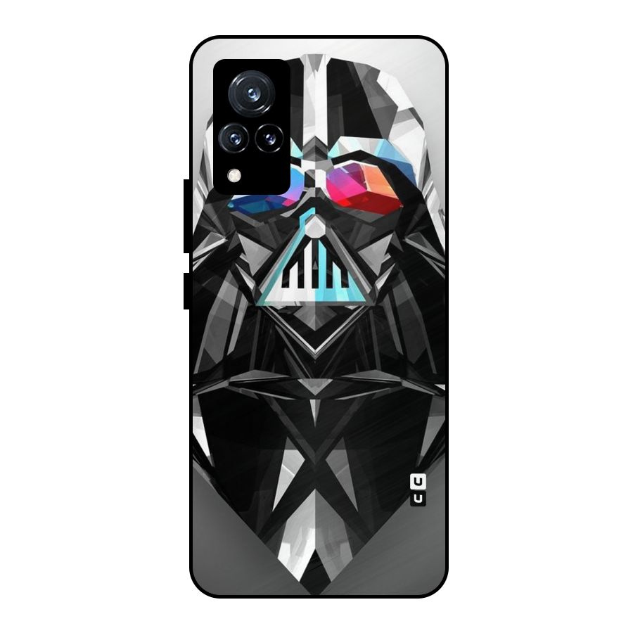 Crystal Robot Metal Back Case for Vivo V21 5G