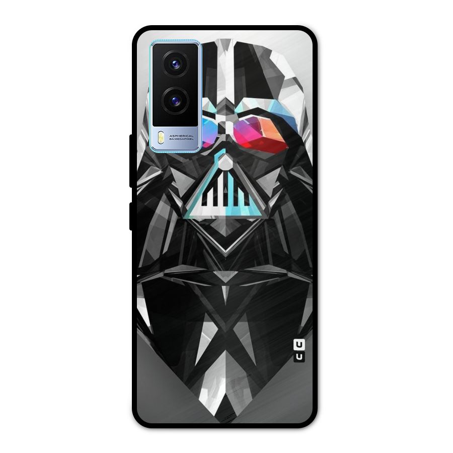 Crystal Robot Metal Back Case for Vivo V21e 5G