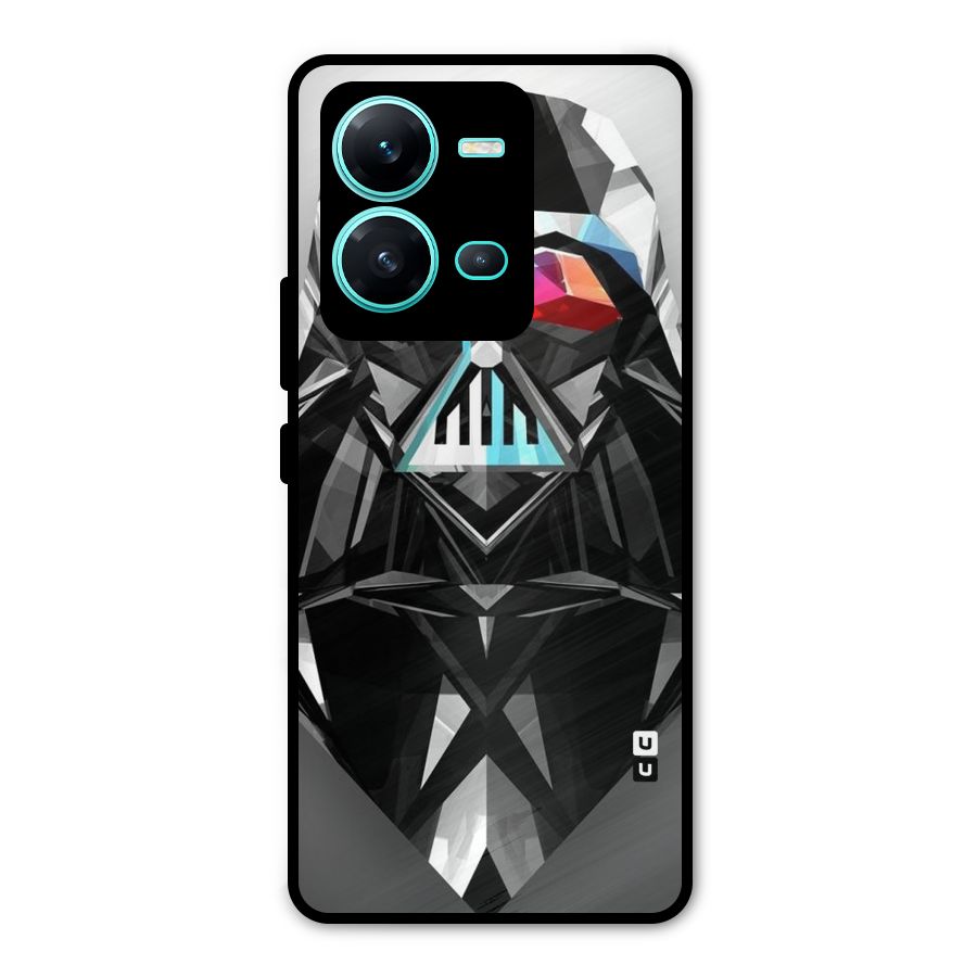 Crystal Robot Metal Back Case for Vivo V25