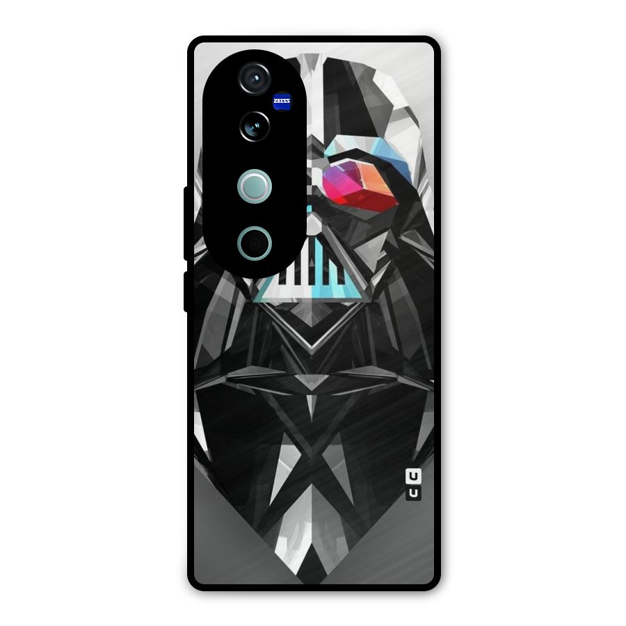 Crystal Robot Metal Back Case for Vivo V40