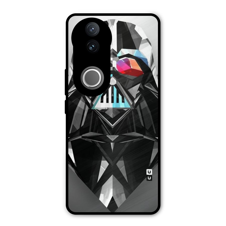 Crystal Robot Metal Back Case for Vivo V50