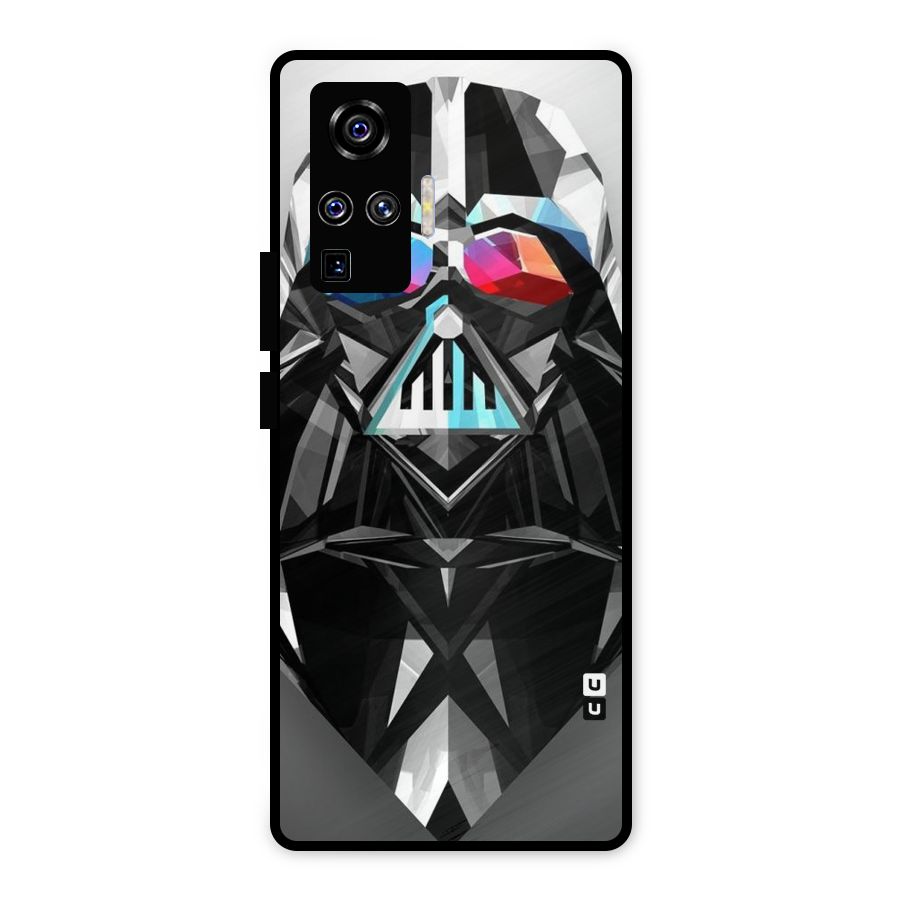 Crystal Robot Metal Back Case for Vivo X50 Pro