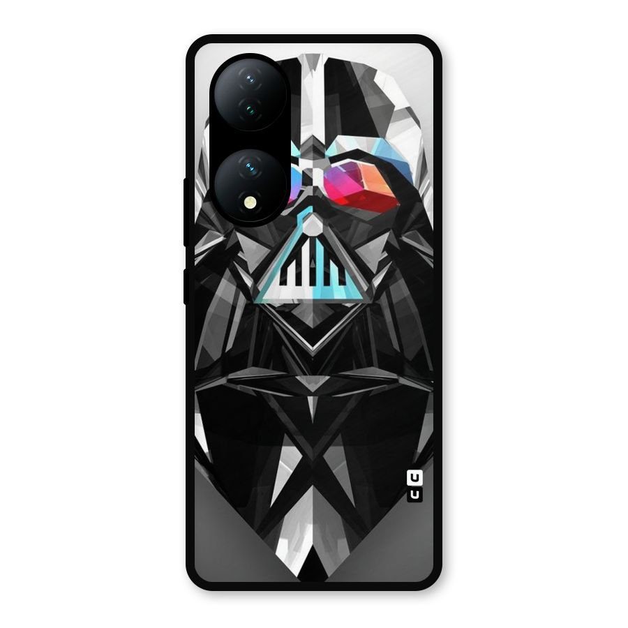 Crystal Robot Metal Back Case for Vivo Y100a