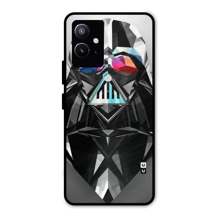 Crystal Robot Metal Back Case for Vivo Y75 5G