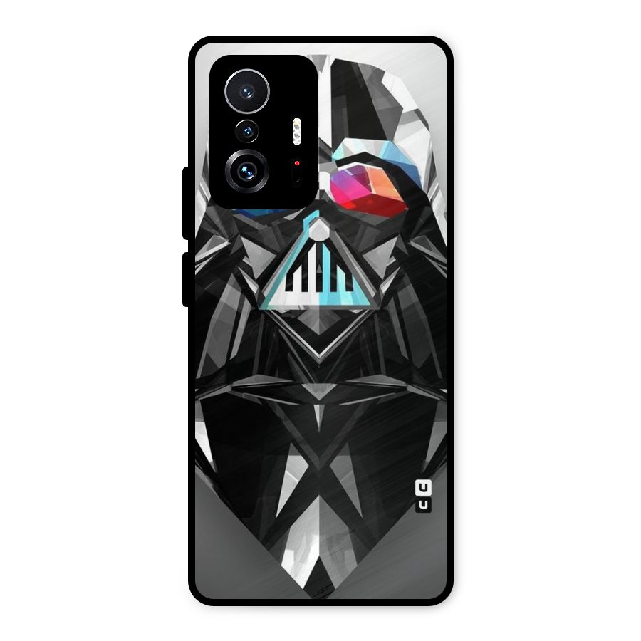 Crystal Robot Metal Back Case for Xiaomi 11T Pro