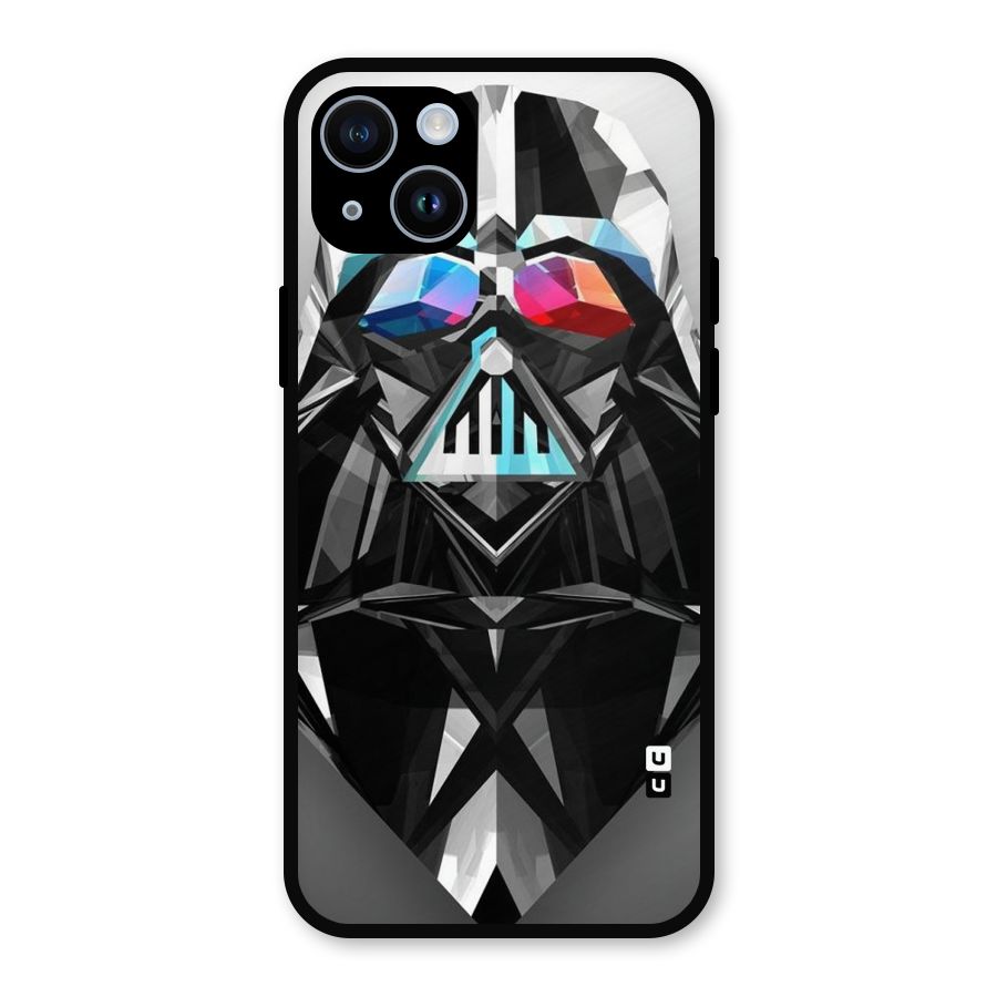 Crystal Robot Metal Back Case for iPhone 14