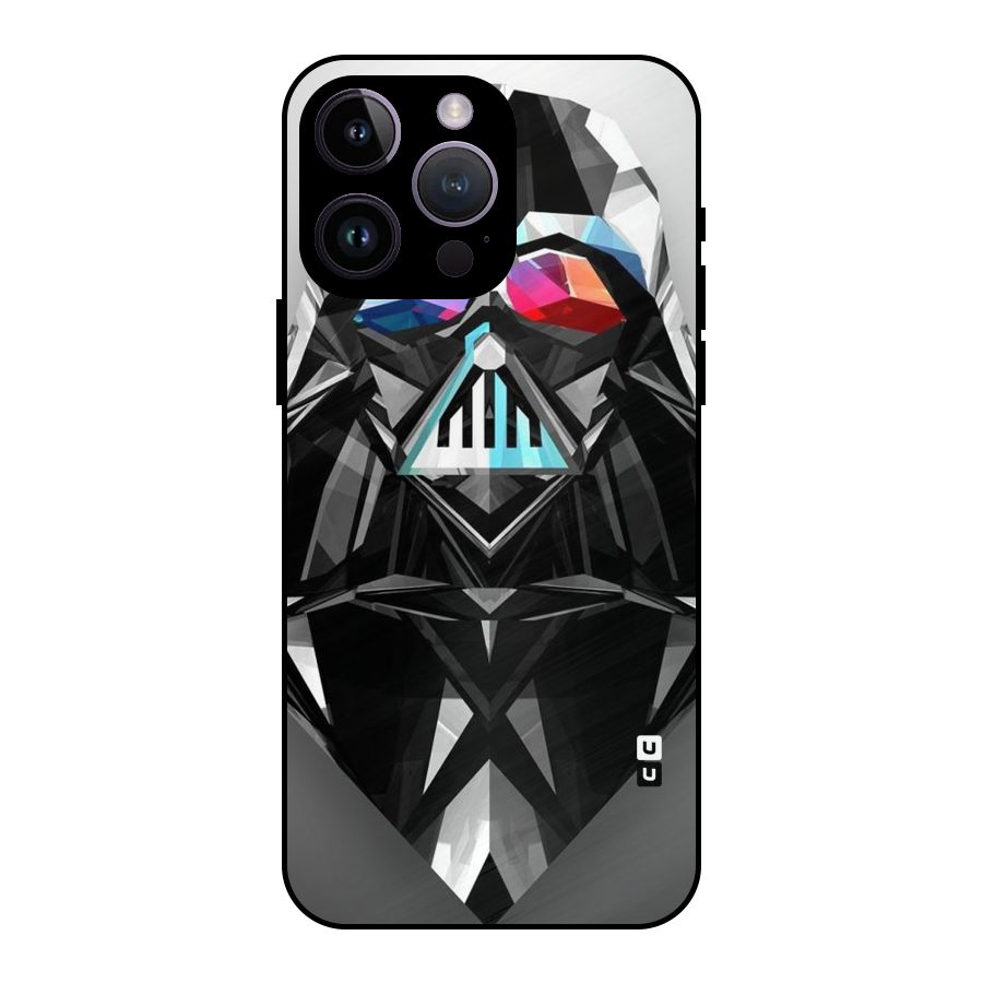Crystal Robot Metal Back Case for iPhone 14 Pro Max