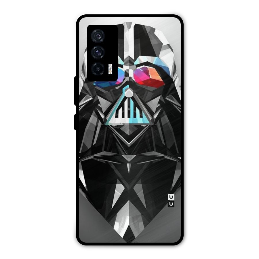 Crystal Robot Metal Back Case for iQOO 7 5G