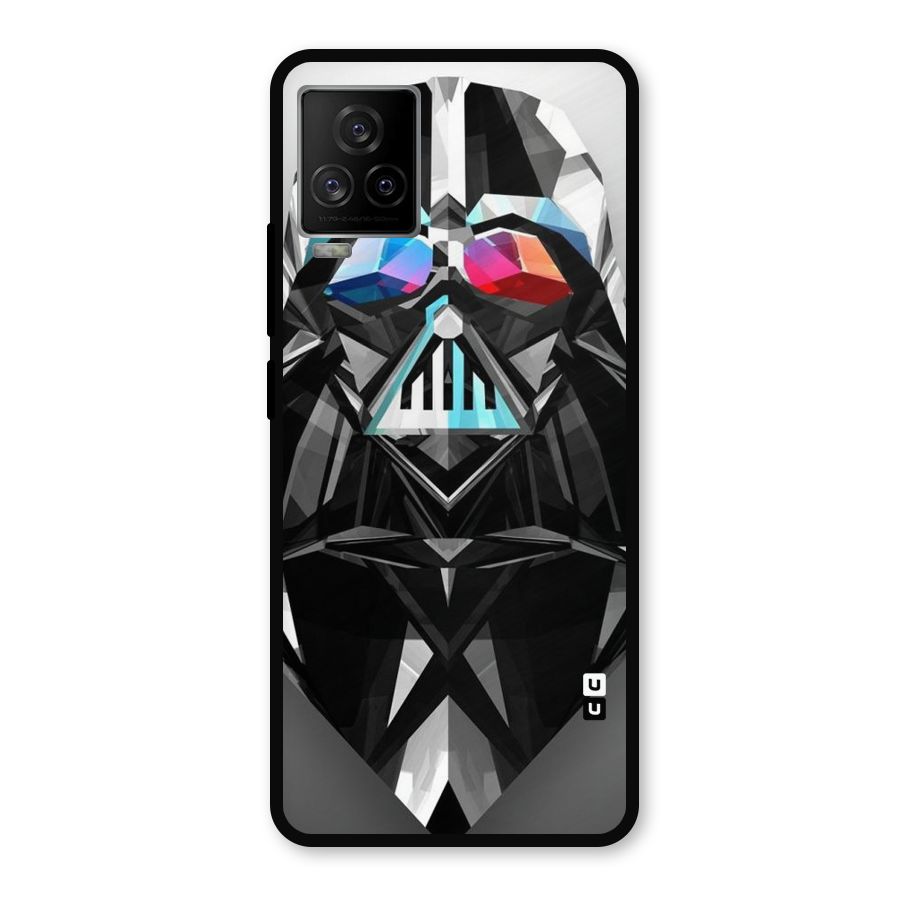 Crystal Robot Metal Back Case for iQOO 7 Legend 5G