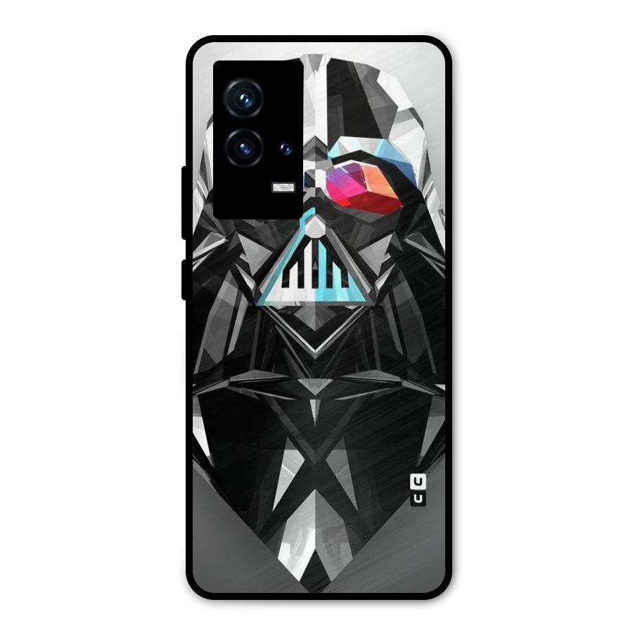 Crystal Robot Metal Back Case for iQOO 9 5G