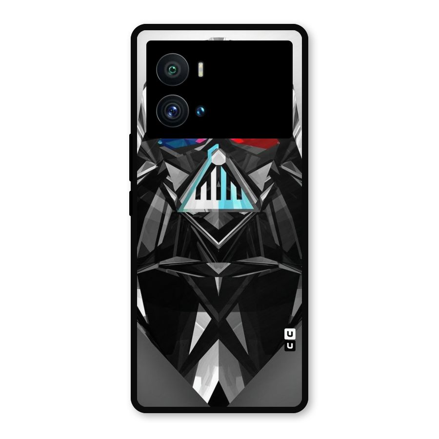 Crystal Robot Metal Back Case for iQOO 9 Pro