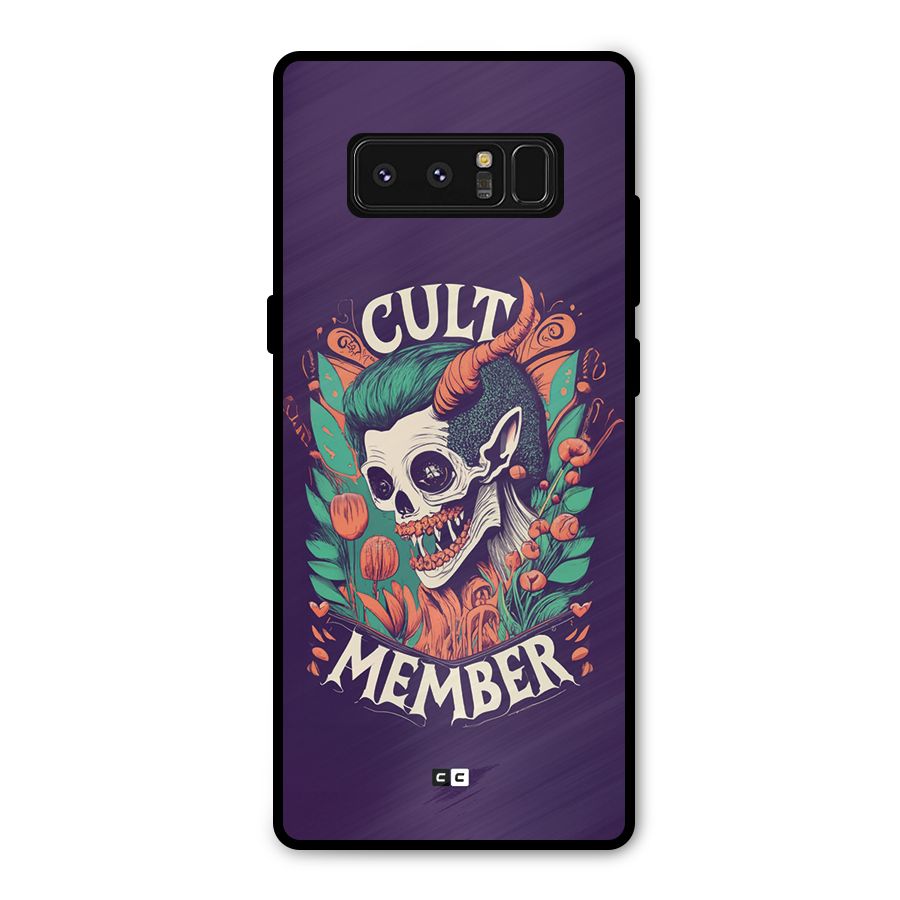 Cult Member Metal Back Case for Galaxy Note 8
