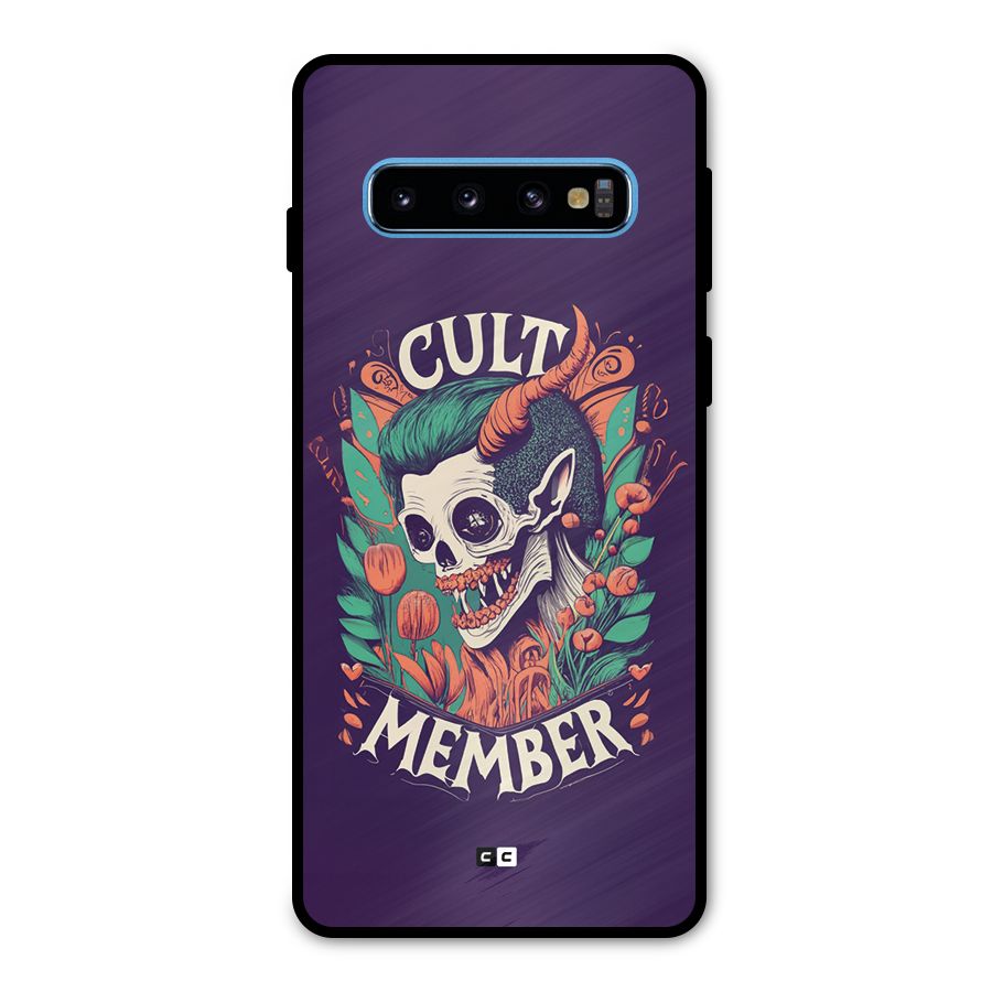 Cult Member Metal Back Case for Galaxy S10