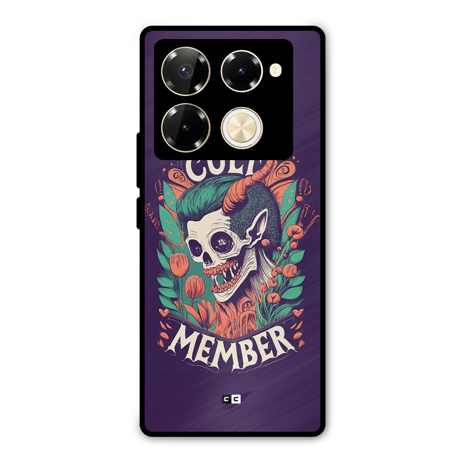Cult Member Metal Back Case for Infinix Note 40 Pro Plus