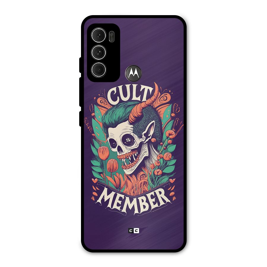 Cult Member Metal Back Case for Moto G60