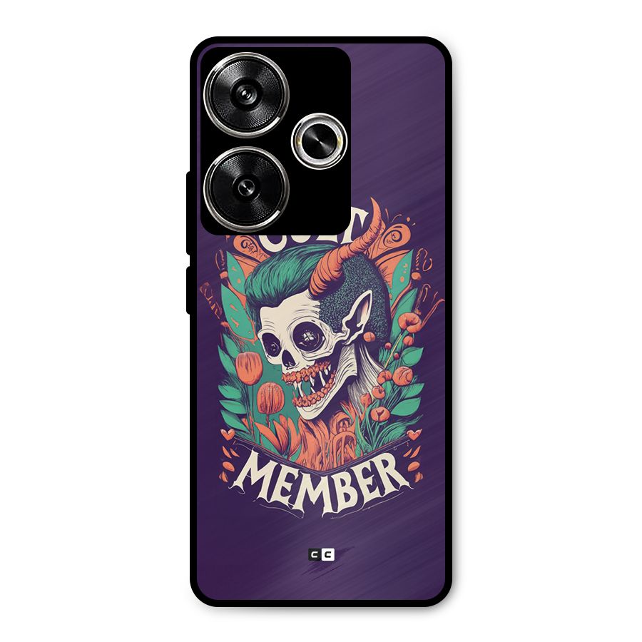 Cult Member Metal Back Case for Poco F6