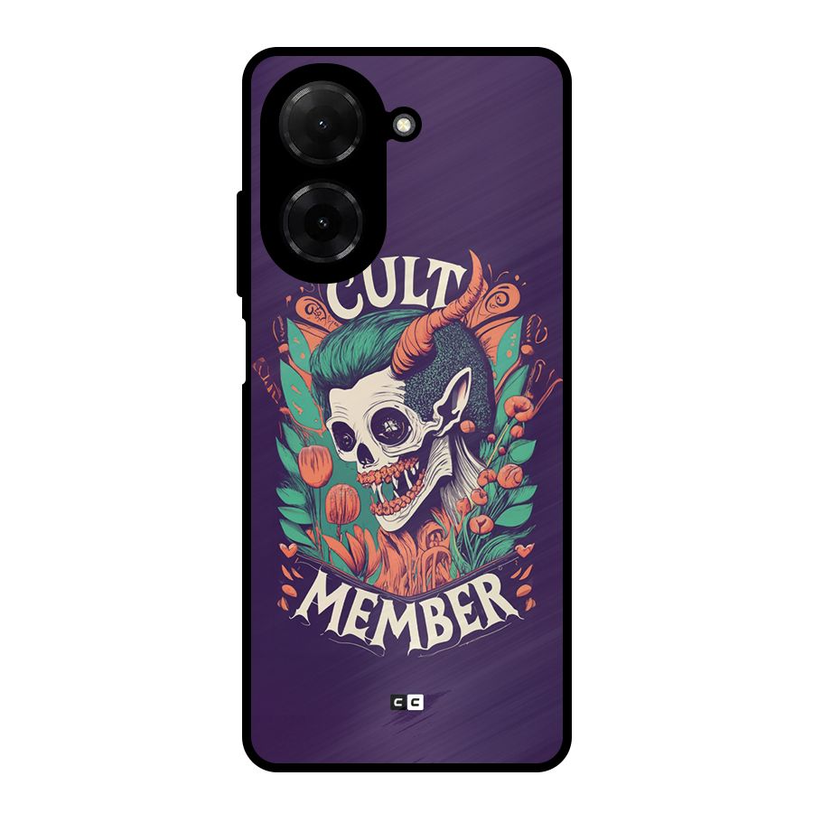 Cult Member Metal Back Case for Redmi A5 4G