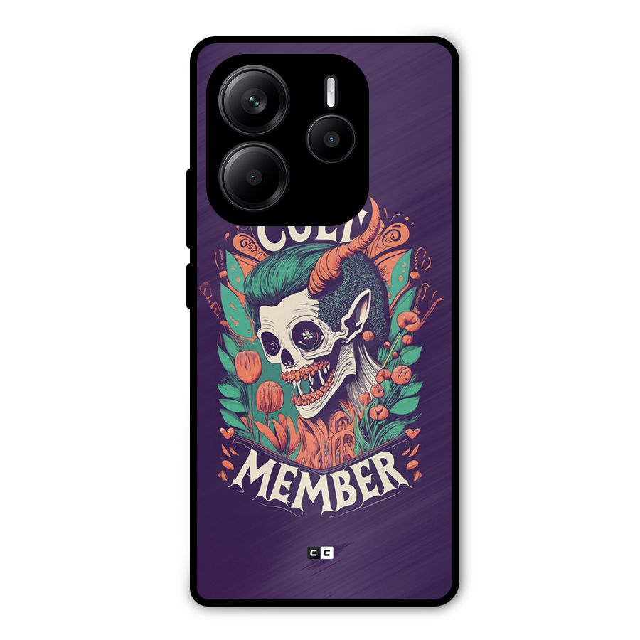 Cult Member Metal Back Case for Redmi Note 14 5G