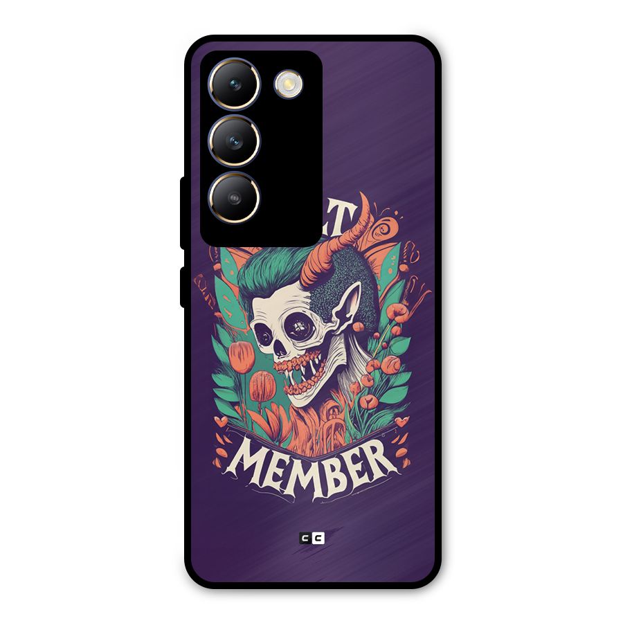 Cult Member Metal Back Case for Vivo Y200e