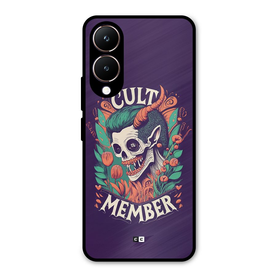 Cult Member Metal Back Case for Vivo Y28
