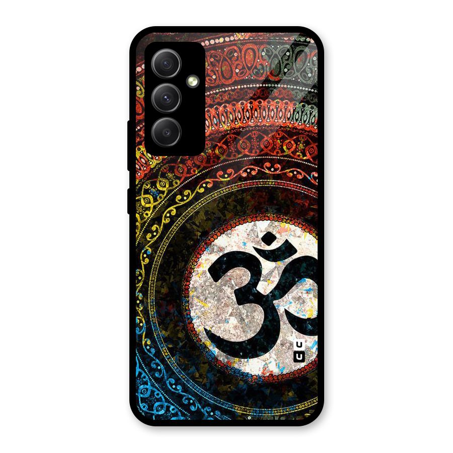 Culture Om Design Glass Back Case for Galaxy A34